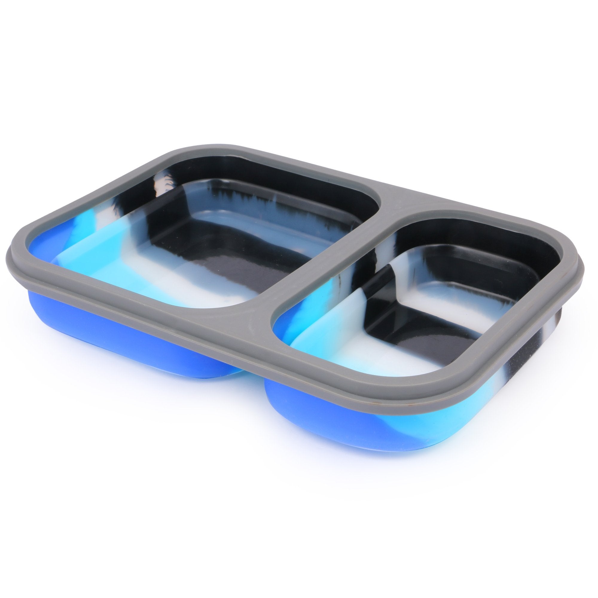 Silicon Bendable Tiffin Box Large Blue