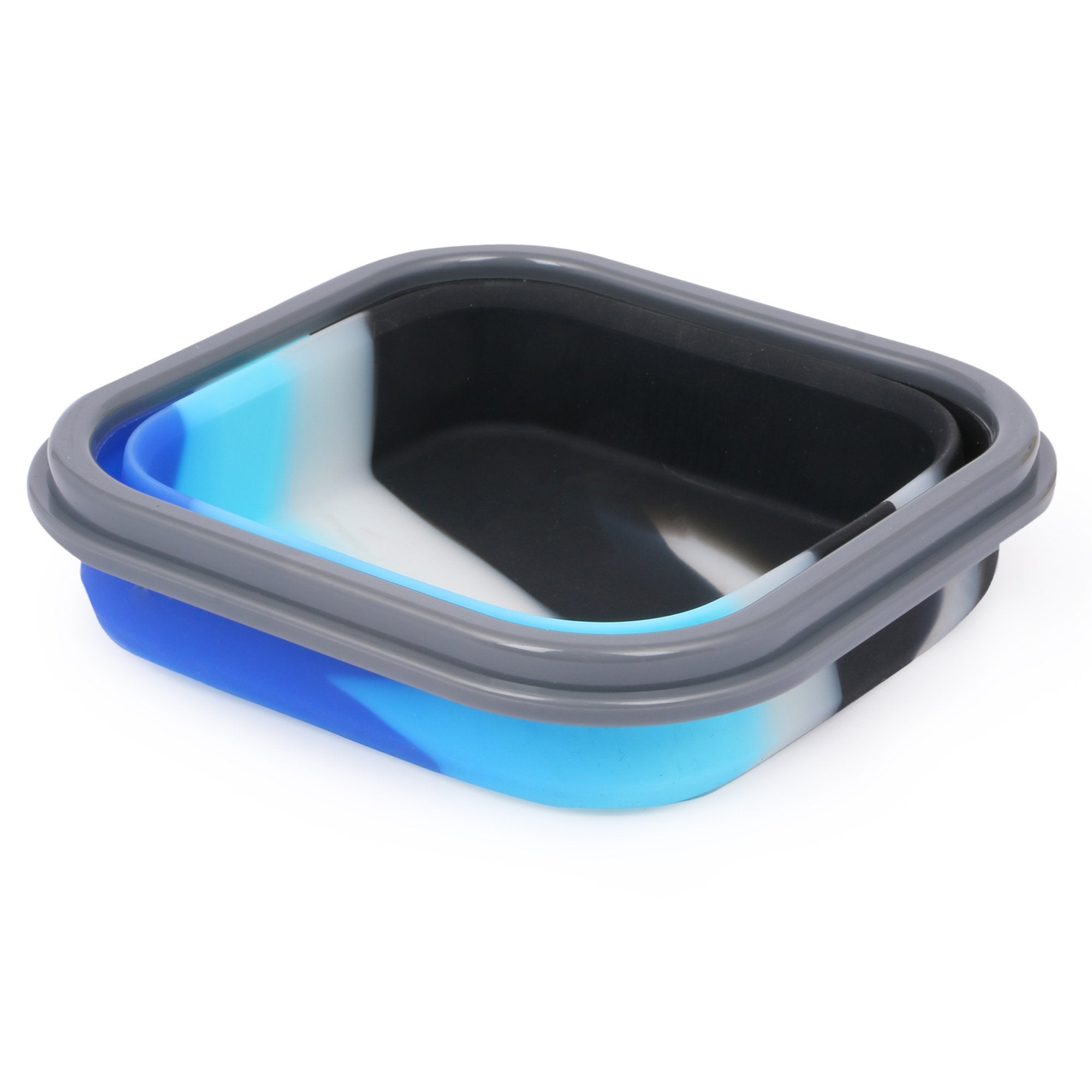 Silicon Bendable Tiffin Box Small Blue