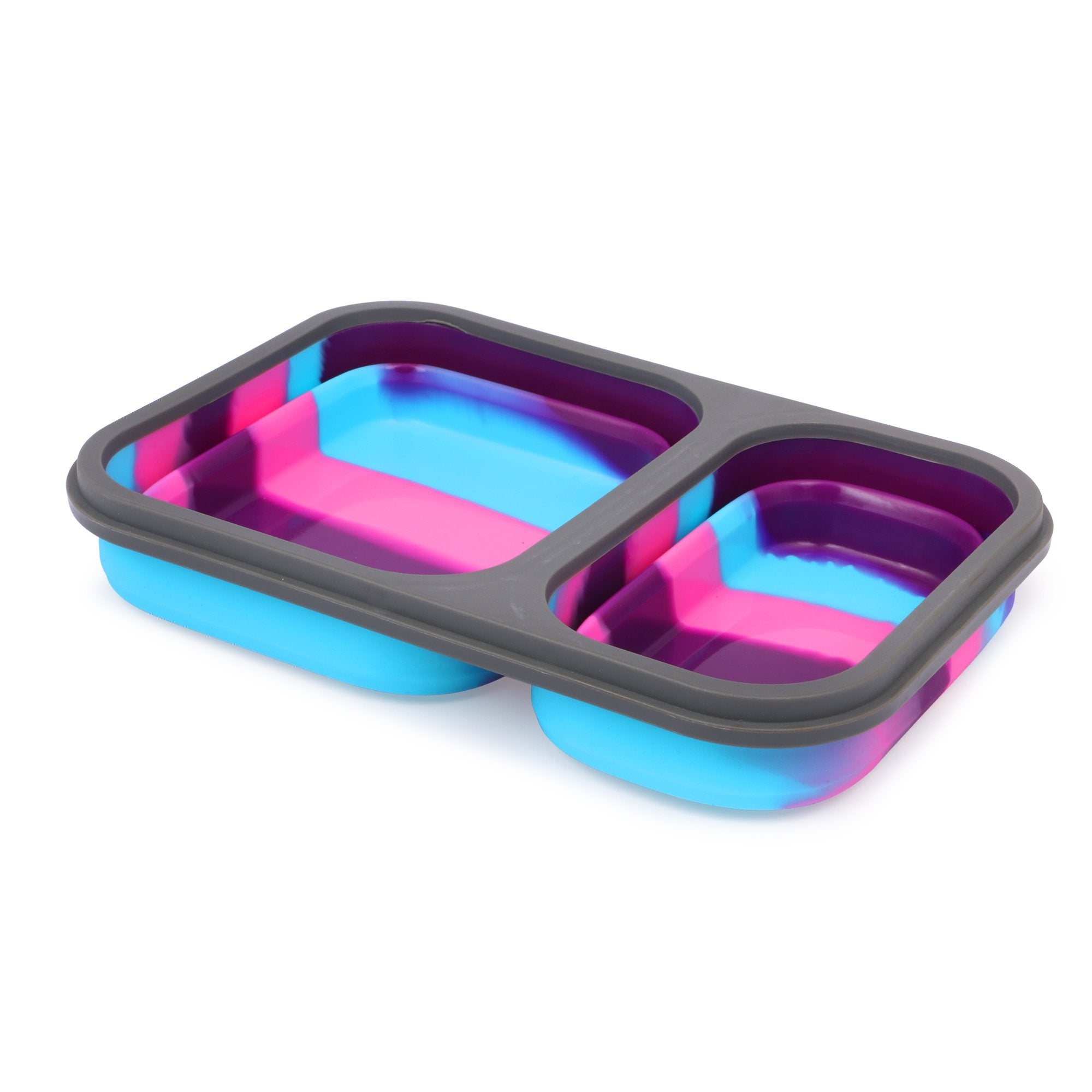 HL Silicon Bendable Tiffin Box Pink All Size Set of 3