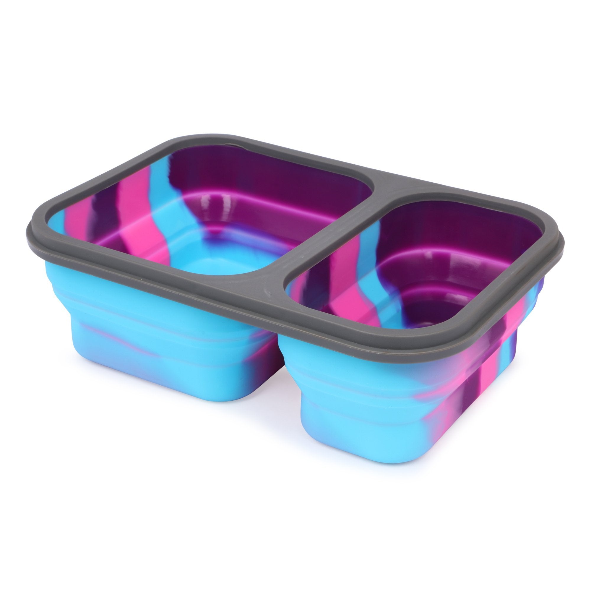 HL Silicon Bendable Tiffin Box Pink All Size Set of 3