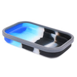 Silicon Bendable Tiffin Box Medium Blue