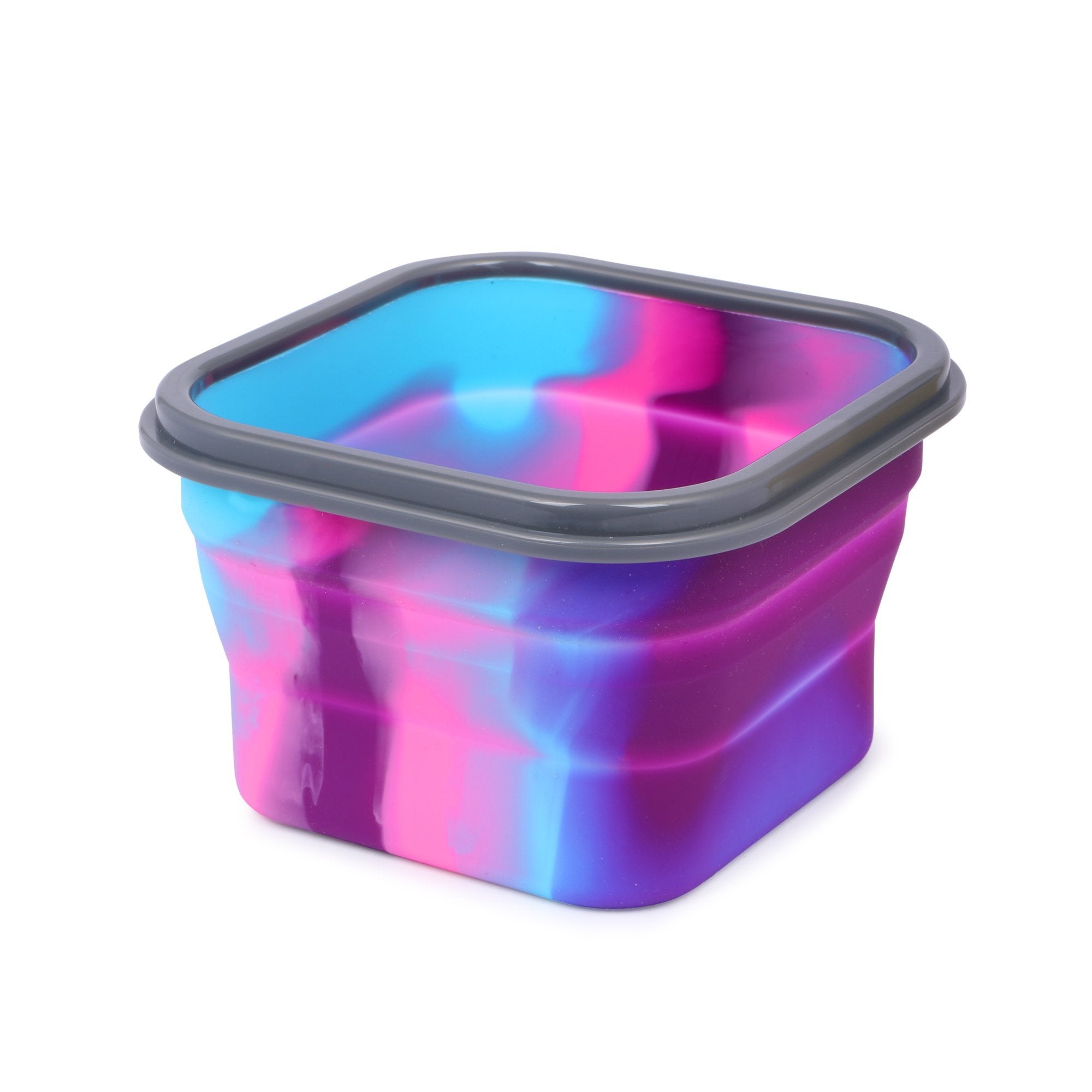 Silicon Bendable Tiffin Box Small Pink