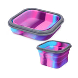Silicon Bendable Tiffin Box Small Pink