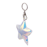 Star Keychain/ Keyring for Woman & Girl's (Silver)