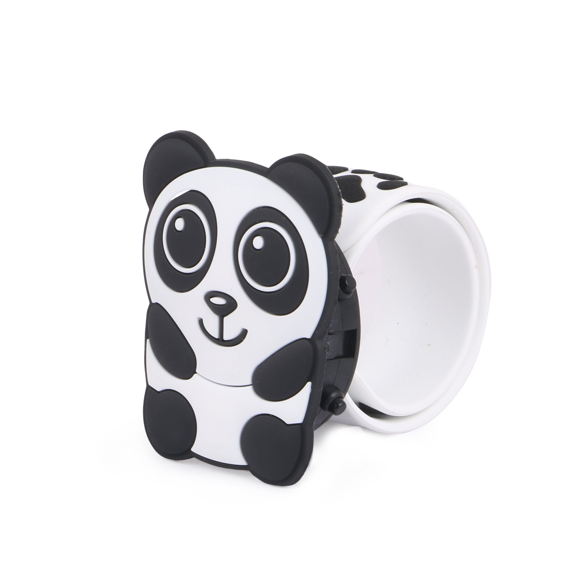 Hamster London Girl & Boy's Slap Band Flip Wrist Watch Panda