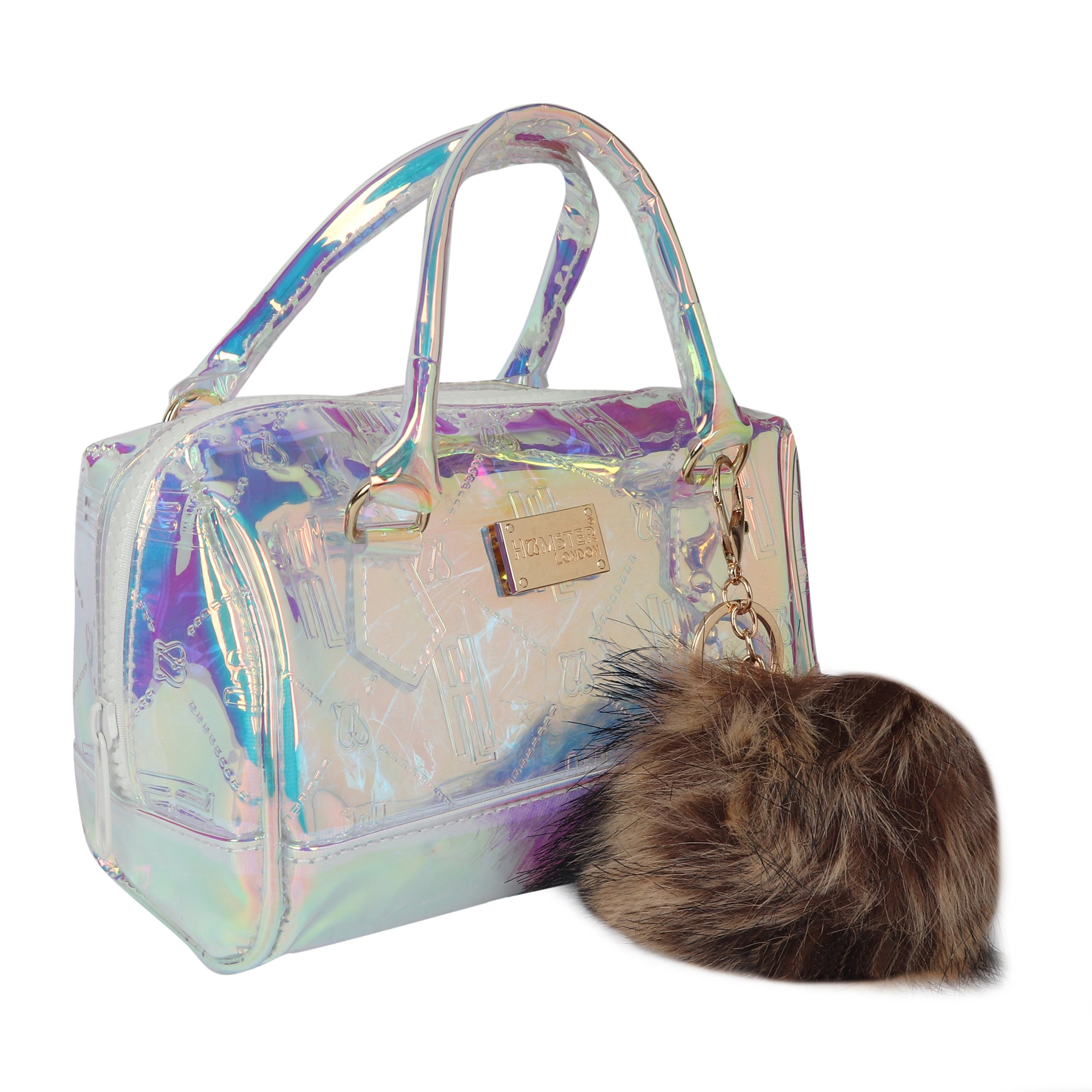 Hamster London Raver Duffle Bag Small White