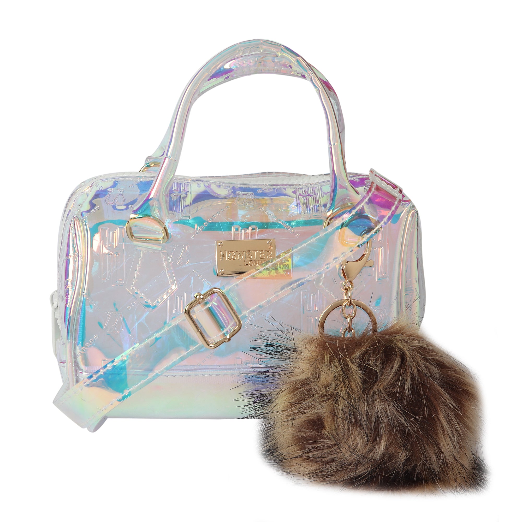 Hamster London Raver Duffle Bag Small White