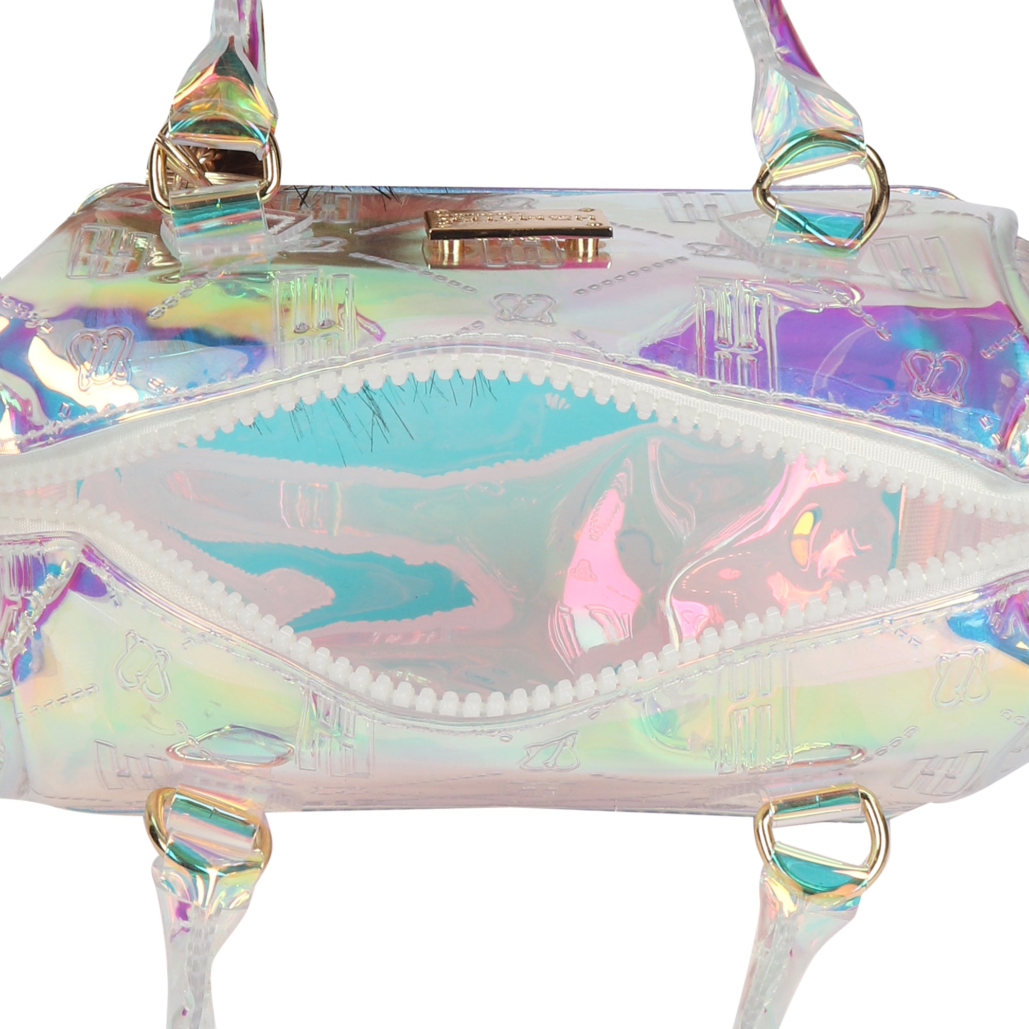 Hamster London Raver Duffle Bag Small White