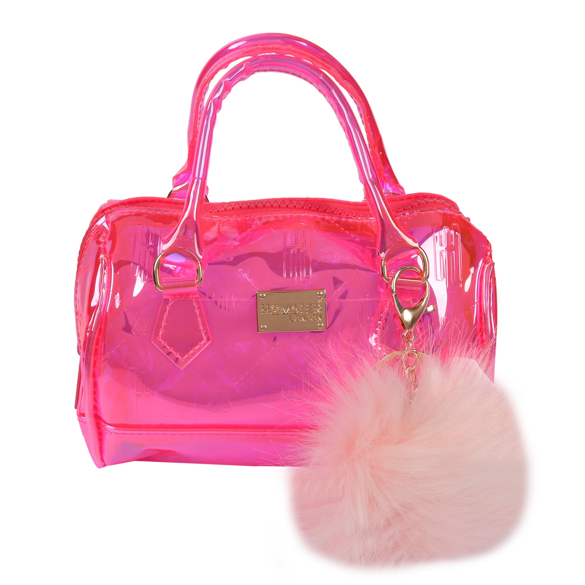 Hamster London Raver Duffle Bag Small Pink