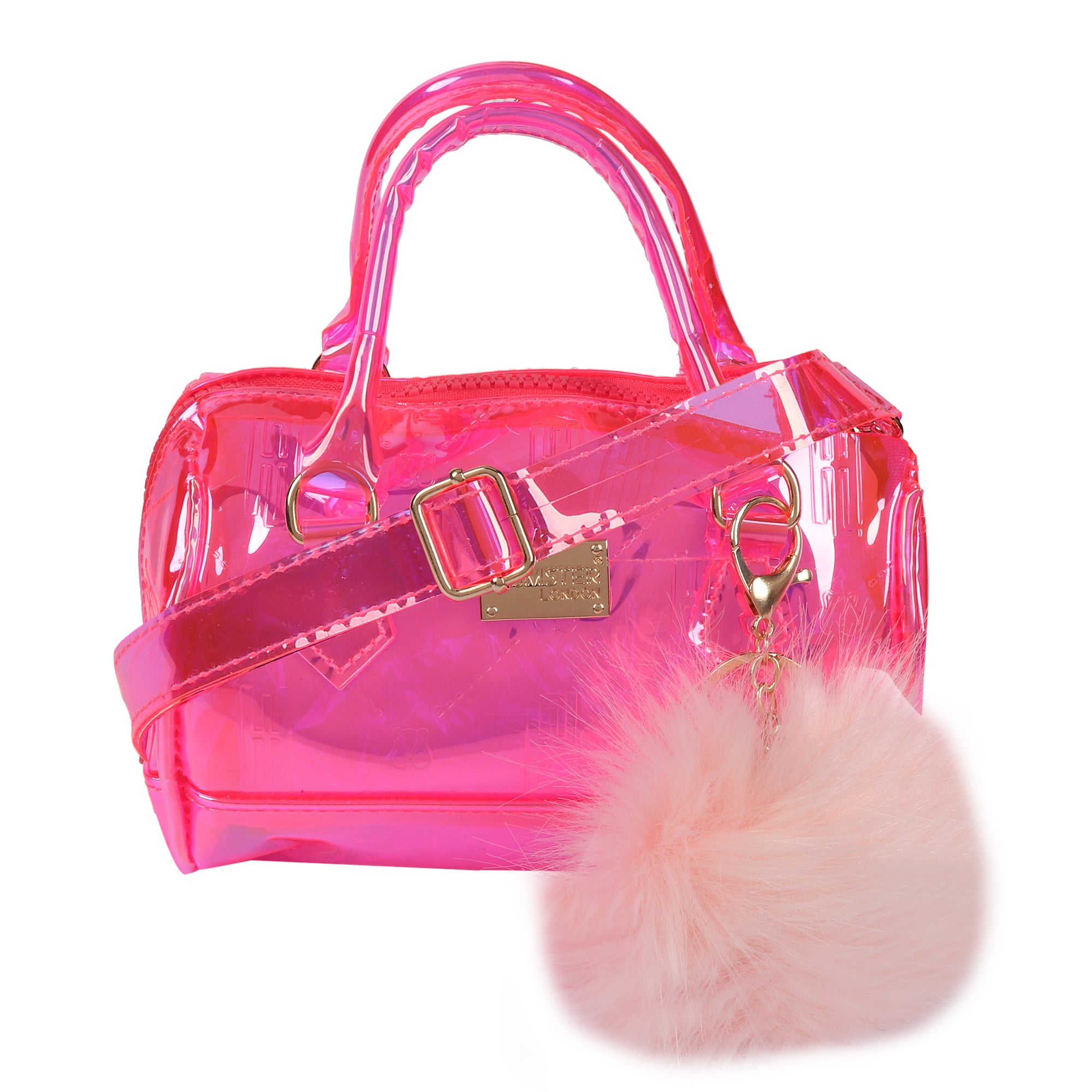 Hamster London Raver Duffle Bag Small Pink