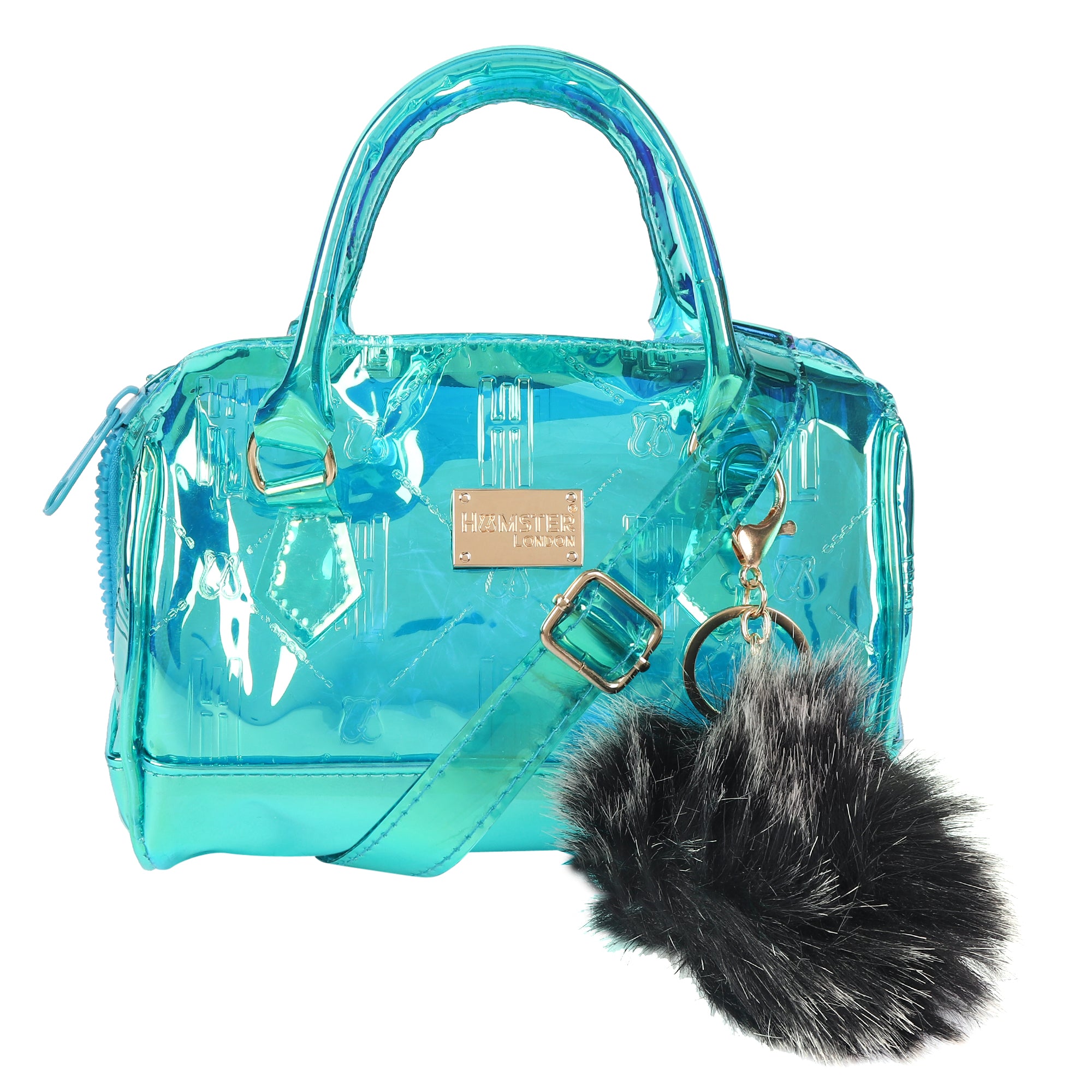 Hamster London Raver Duffle Bag Small Aqua