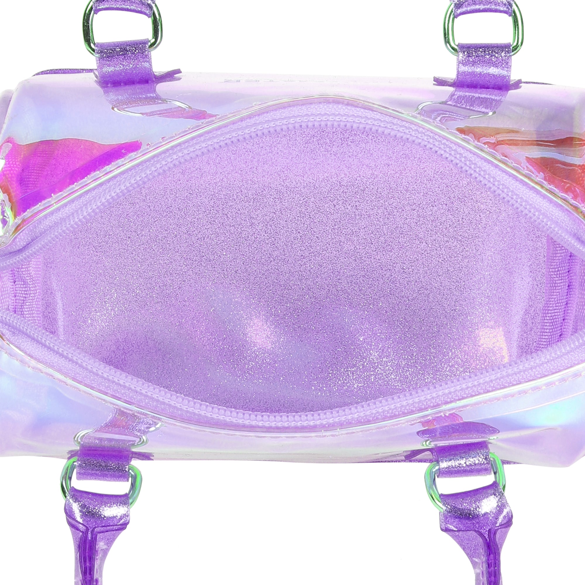 Hamster London Holo Sling Purple Classic Duffle With Personalization