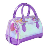 Hamster London Holo Sling Purple Classic Duffle With Personalization