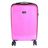 HL Vintage Suitcase/ 55 Cms ABS+ Polycarbonate Mirror Finish Hardsided Cabin Luggage ( Pink) With Personalization