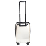HL Vintage Suitcase/ 55 Cms ABS+ Polycarbonate Mirror Finish Hardsided Cabin Luggage ( Silver)