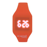 Silicon Digital LED Band Hype Orange Watch