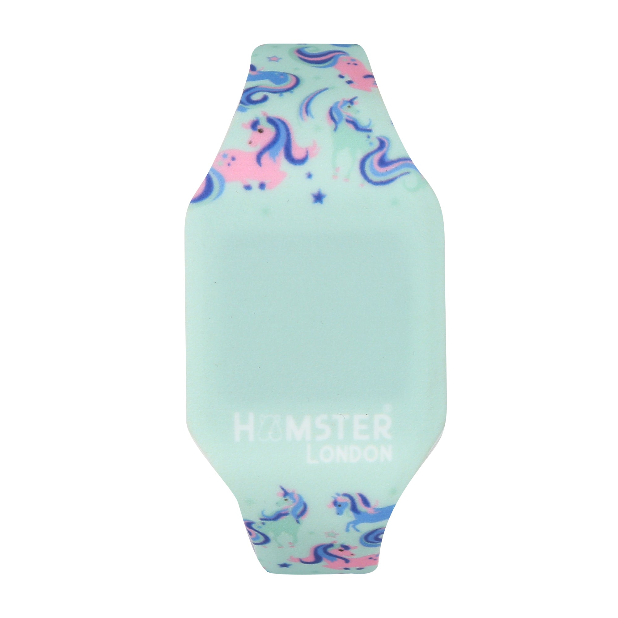 Hamster London Silicon Digital LED Band Blue Aqua Unicorn Watch