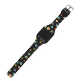 Silicon Digital LED Band Space Black Watch
