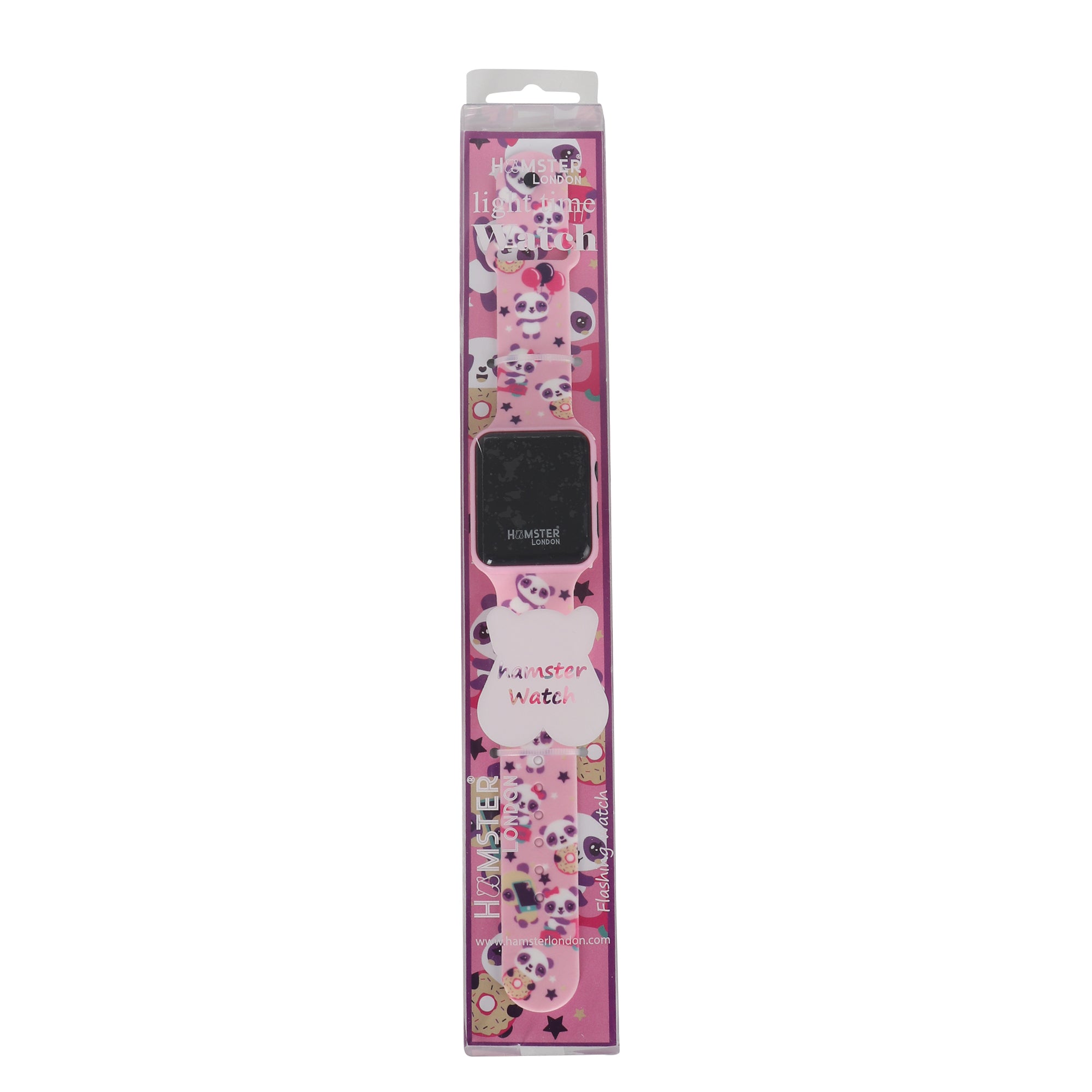 Hamster Silicone Band Digital Watch Panda