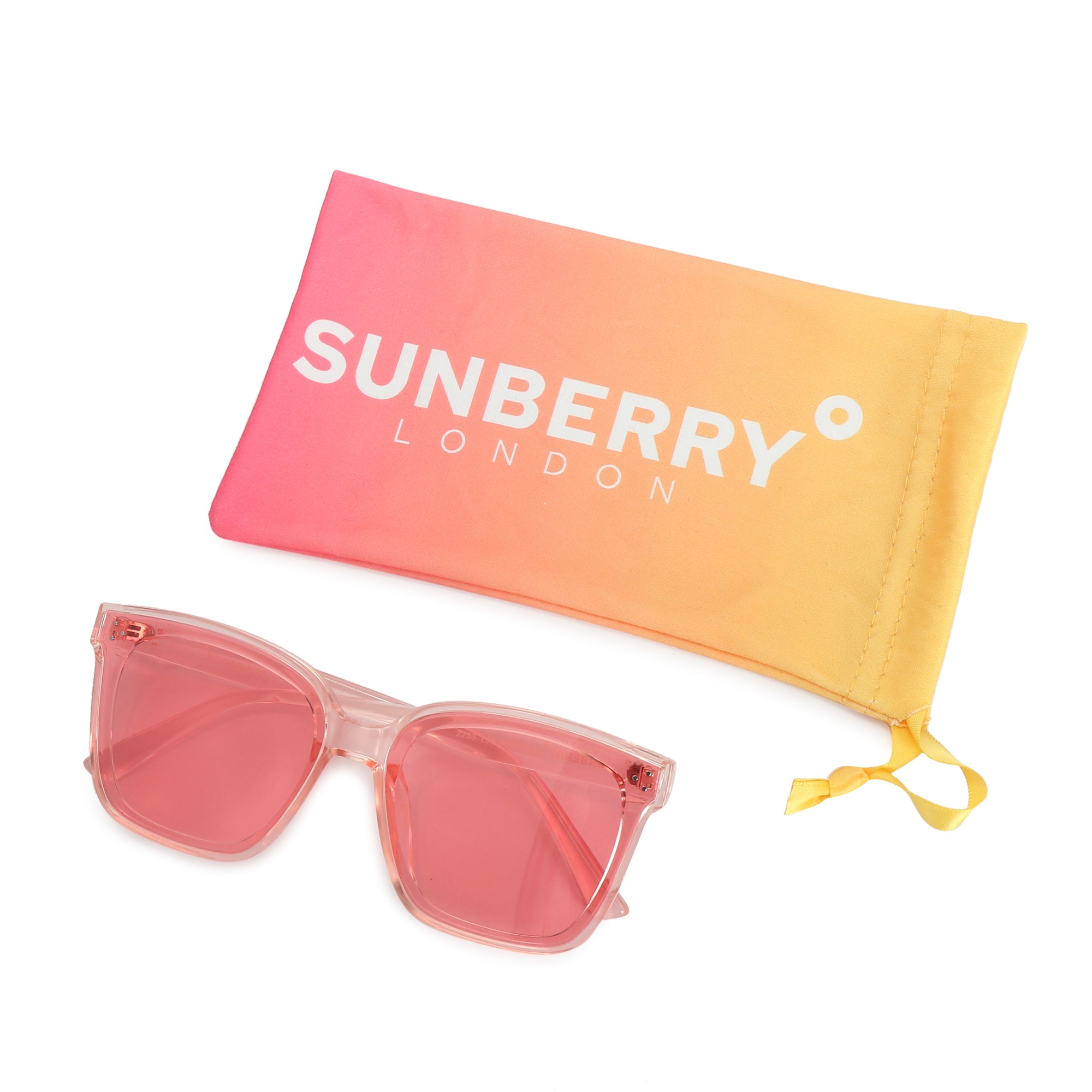 HL Sunberry High-Key Pink Glasses With Free Case