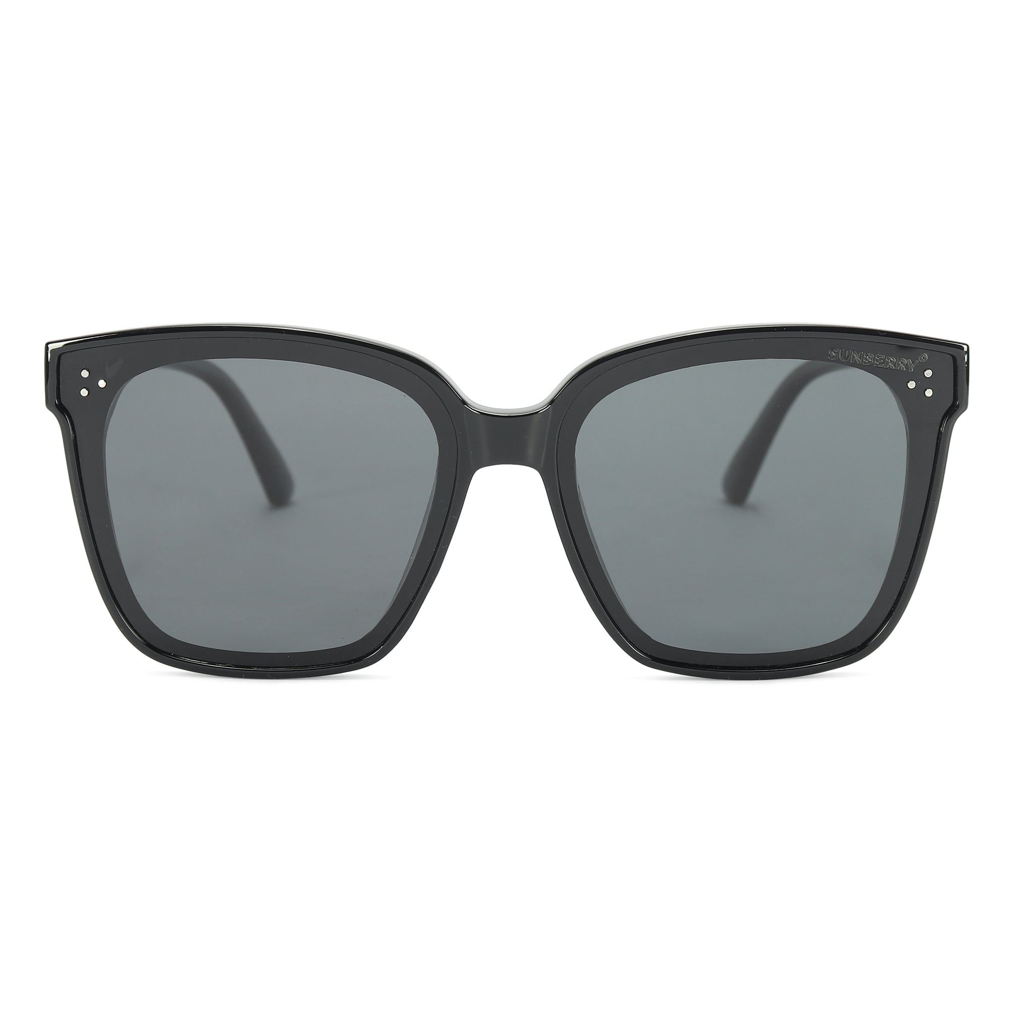 HL Sunberry High-Key Black Glasses With Free Case
