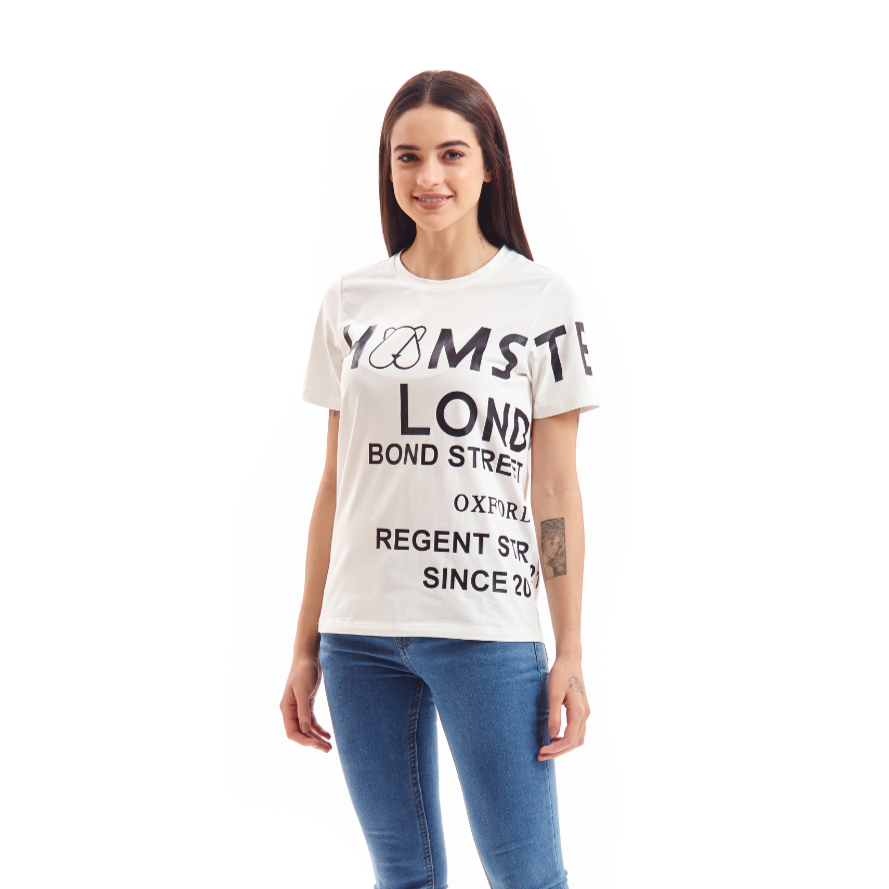 Hamster London Street Tees White
