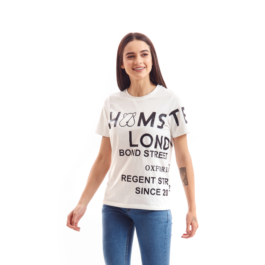 Hamster London Street Tees White
