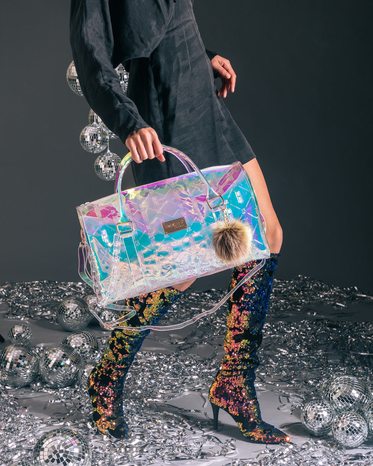 Hamster London Raver Duffle Bag White Large