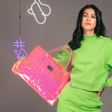 HL Raver Tote Bag Pink With Personalization