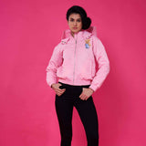 Ted H Bomber Jacket Big Teddy Pink