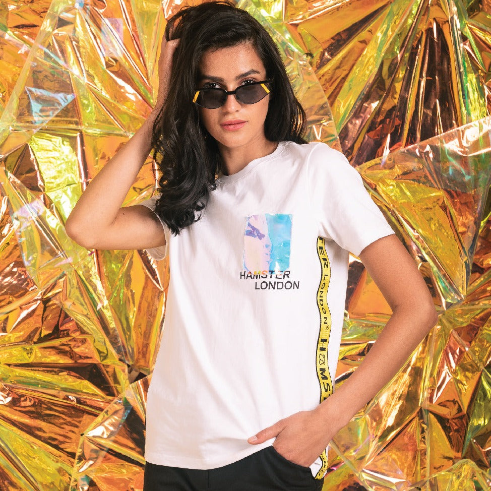 Hamster London Holo Party Tees White