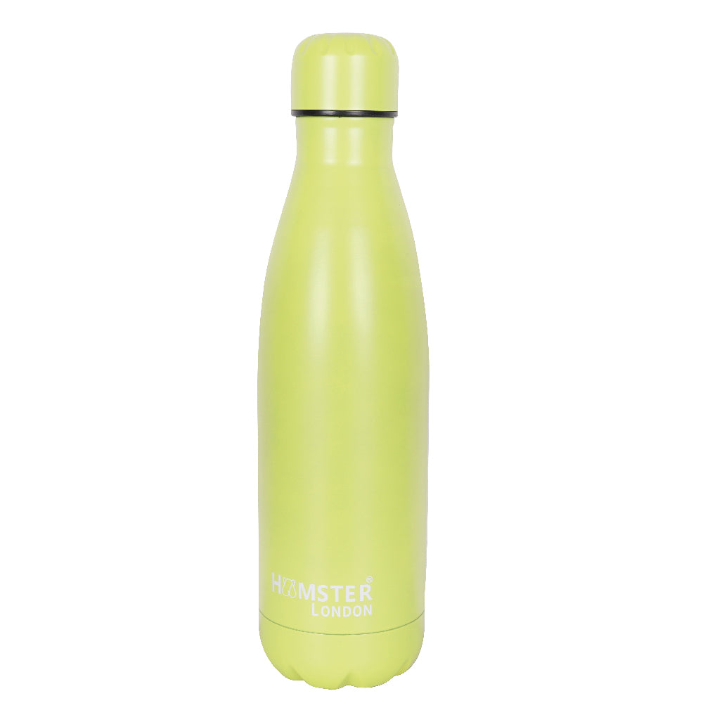 Hamster London Hype Neon Insulated Bottle Yellow 500ml