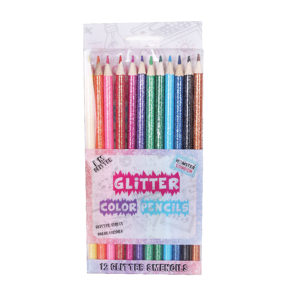 Glitter Pencil Set of 12 – Hamster London
