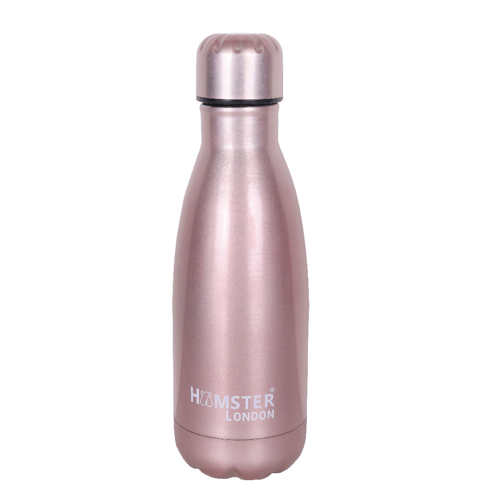 Hype Neon Insulated Bottle Gold Pink 350ml
