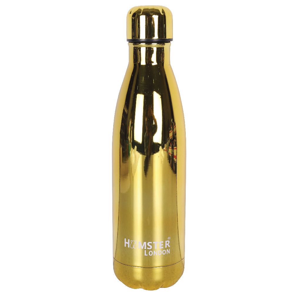 Hamster London Hype Neon Insulated Bottle Gold 500ml