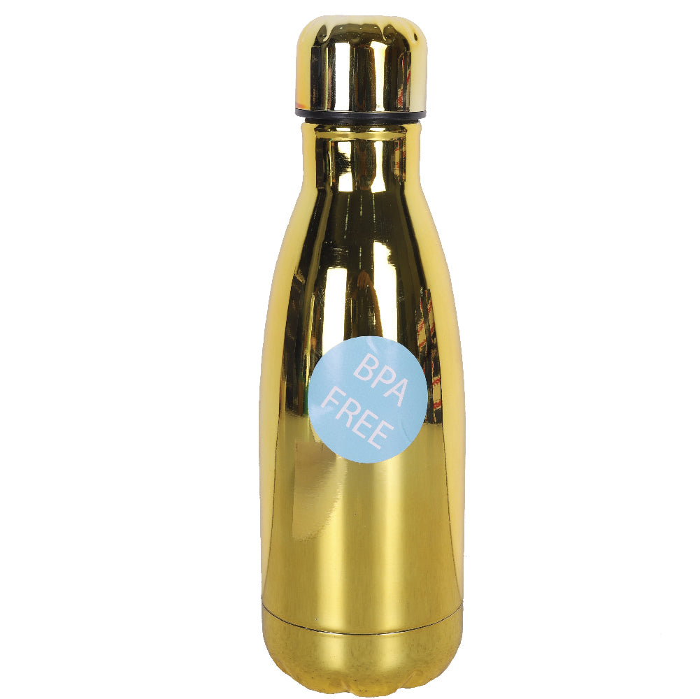 Hamster London Hype Neon Insulated Bottle Gold 350ml