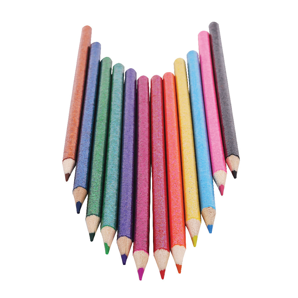 Hamster London Glitter Pencil Set of 12