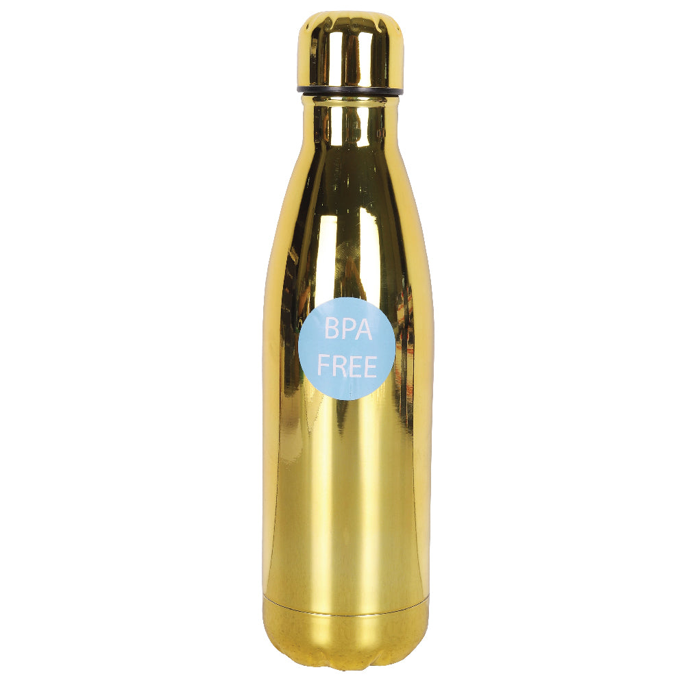 Hamster London Hype Neon Insulated Bottle Gold 500ml