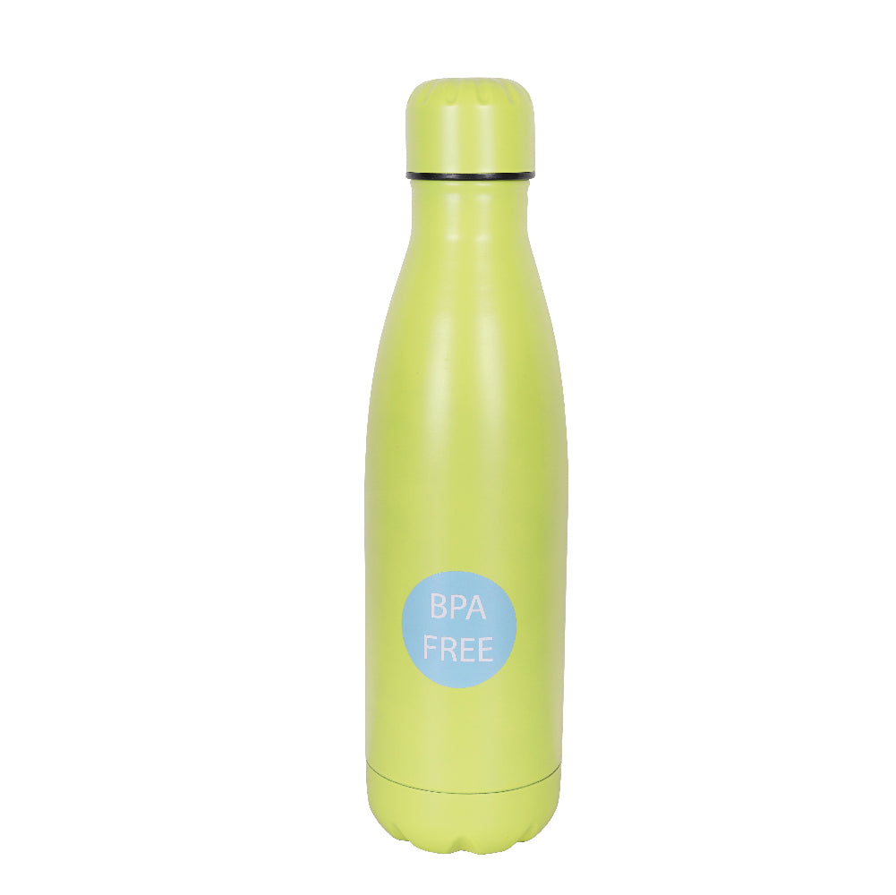 Hamster London Hype Neon Insulated Bottle Yellow 500ml