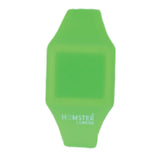 Silicon Digital LED Band Hype Green Watch