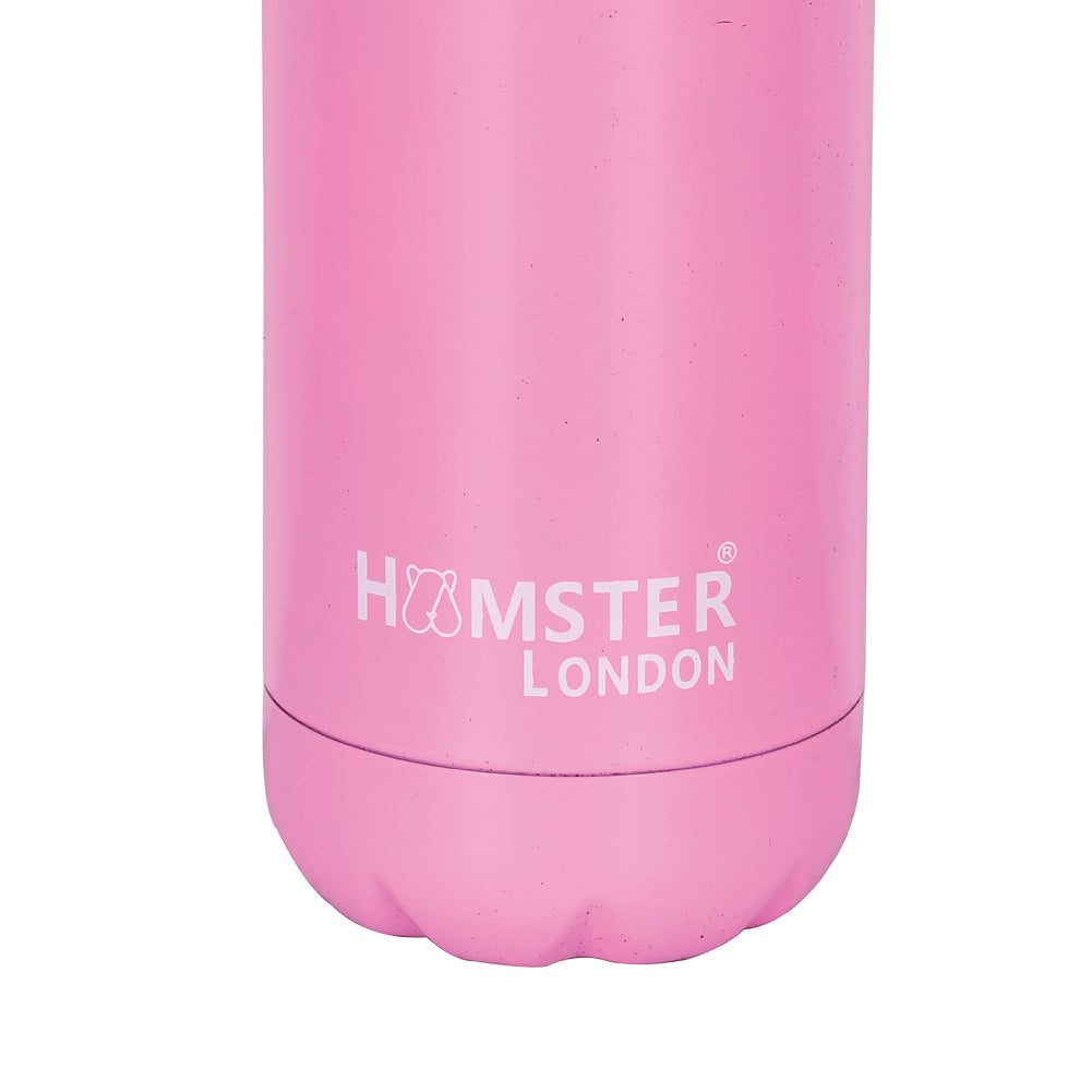 Hamster London Hype Neon Insulated Bottle Pink 500ml