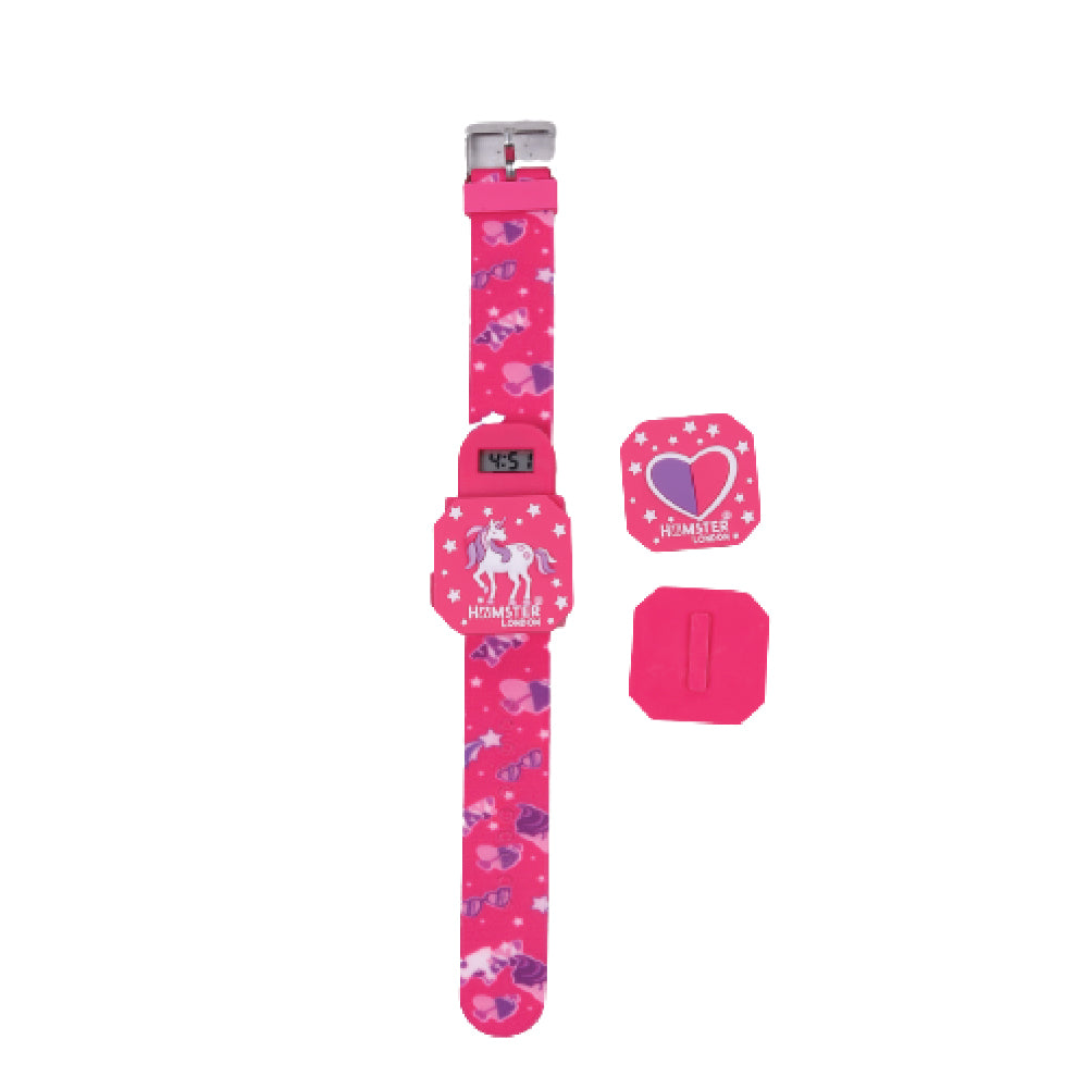 Hamster London Teeny Watch Hello kitty Pink