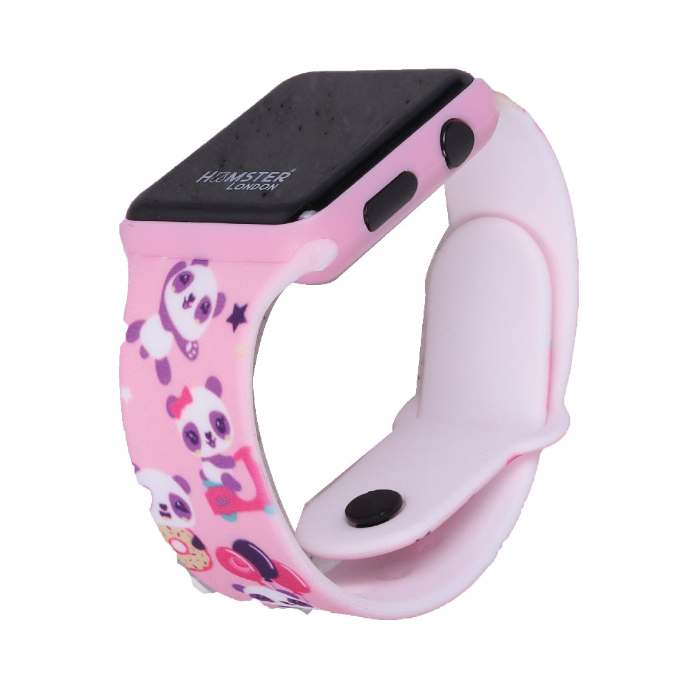 Hamster Silicone Band Digital Watch Panda