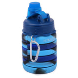 Hamster London Silicone Expandable and Foldable Water Bottle Blue