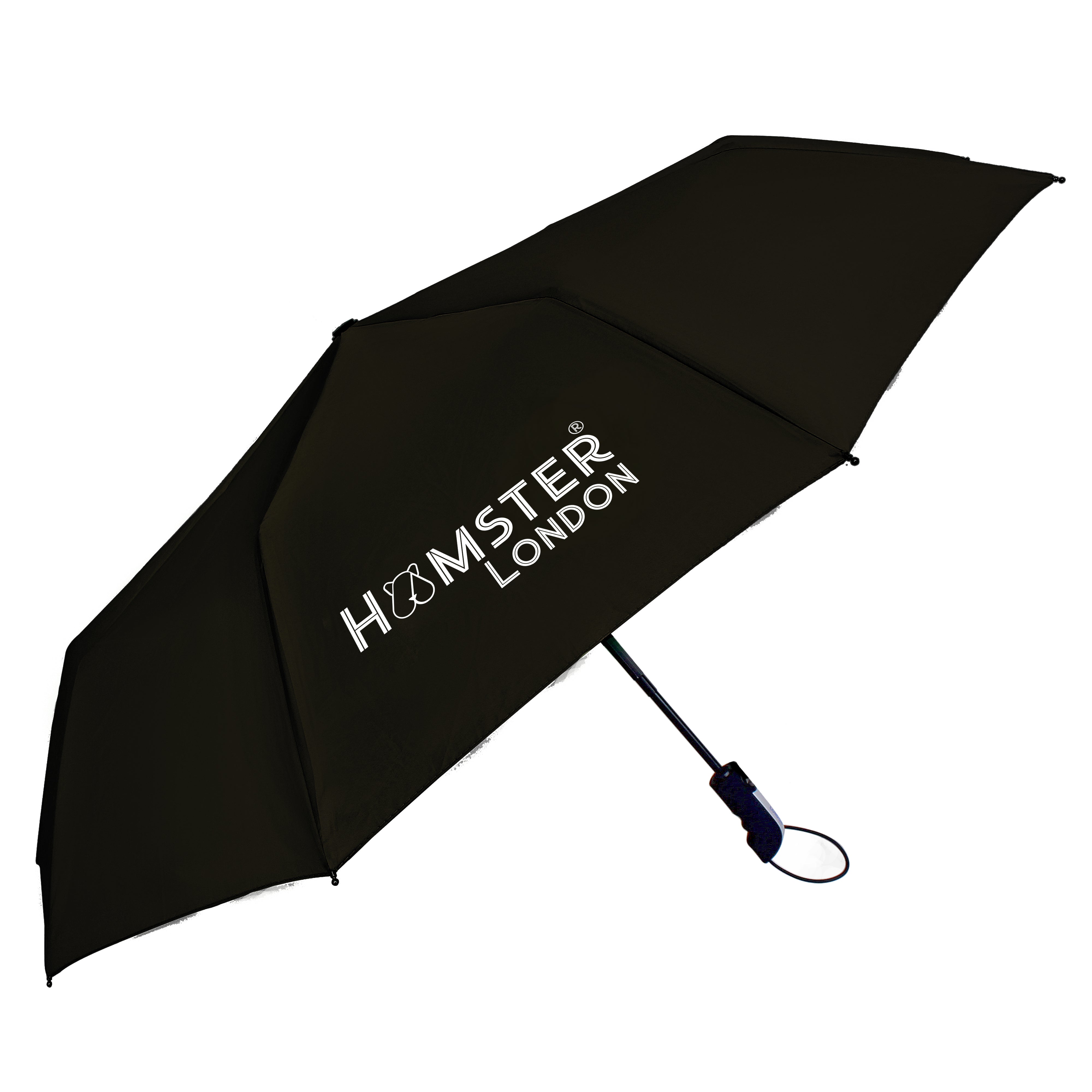 Automatic Open & Close Pocket Folding Umbrella (Dark brown)