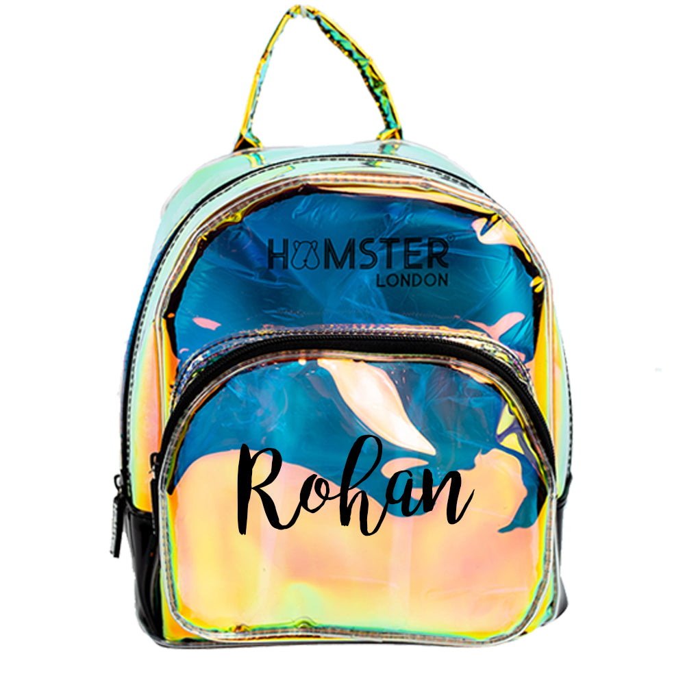 HL Shiny Backpack Black Small With Personalization